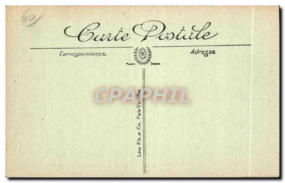 CPA Compiegne Place de l Hotel de Ville — Verso