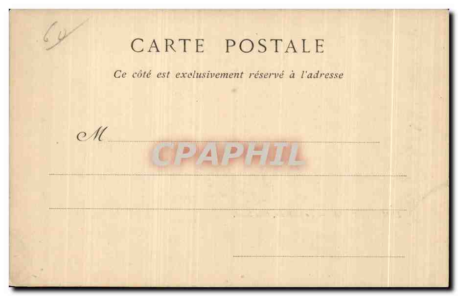 Ermenonville — Le Château, Côté Nord — Verso