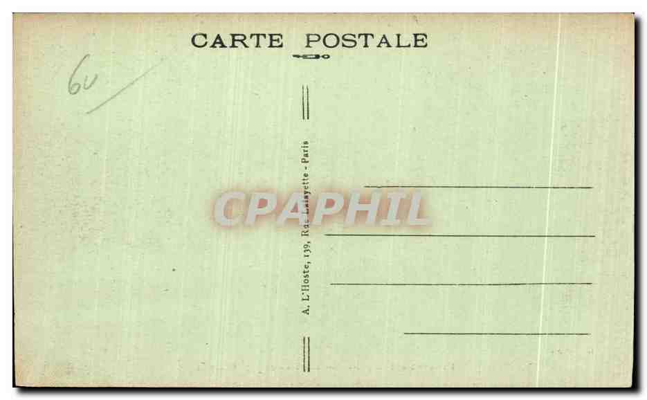 CPA Ermenonville (Oise) Tombeau de JJ Rousseau — Rückseite