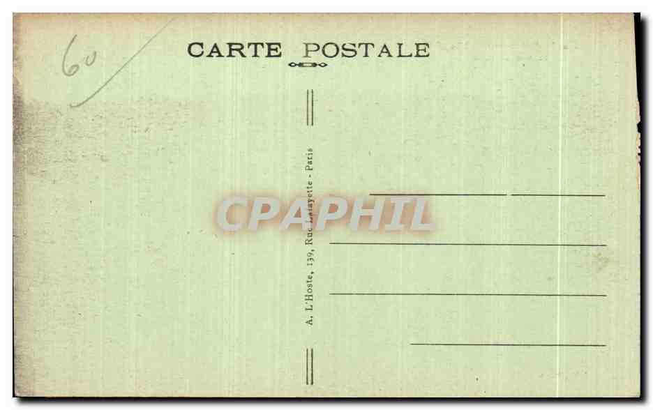 Forêt d'Ermenonville (Oise) — La Mer de Sable — L'H., Paris — Rückseite