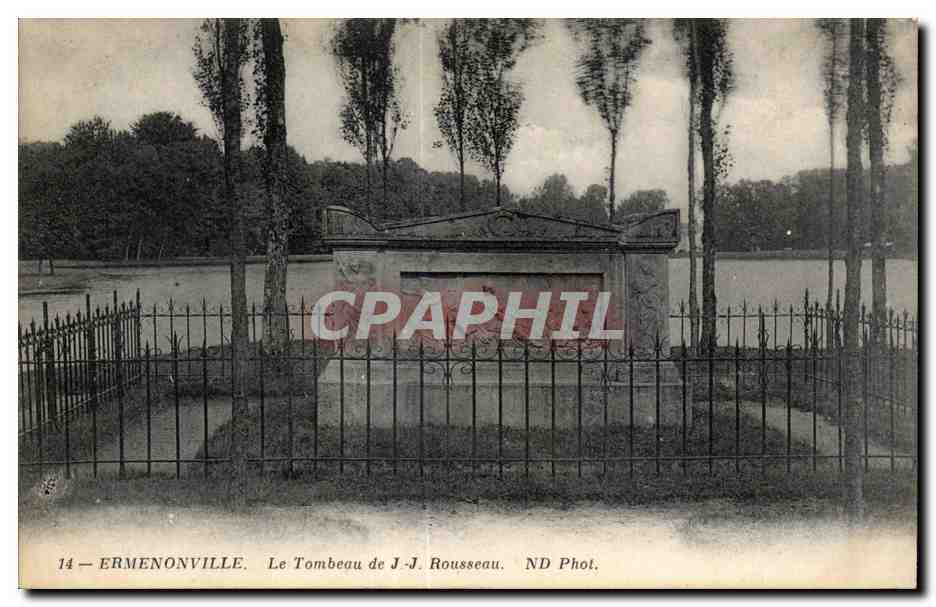 CPA Ermenonville Le Tombeau de J J Rousseau ND Phot