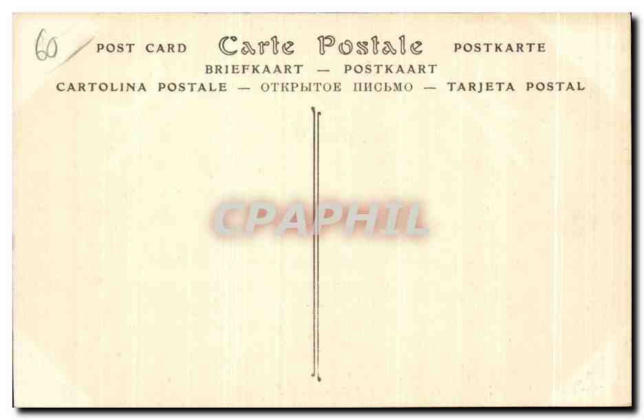 CPA Ermenonville Le Tombeau de J J Rousseau ND Phot — Rückseite