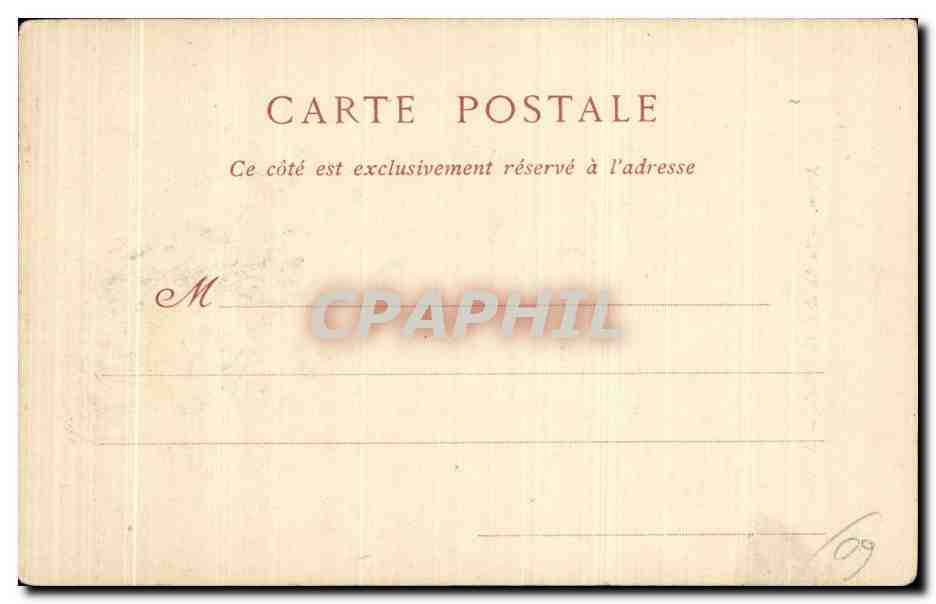 CPA Noyon La Nef de la Cathedrale  — Rückseite