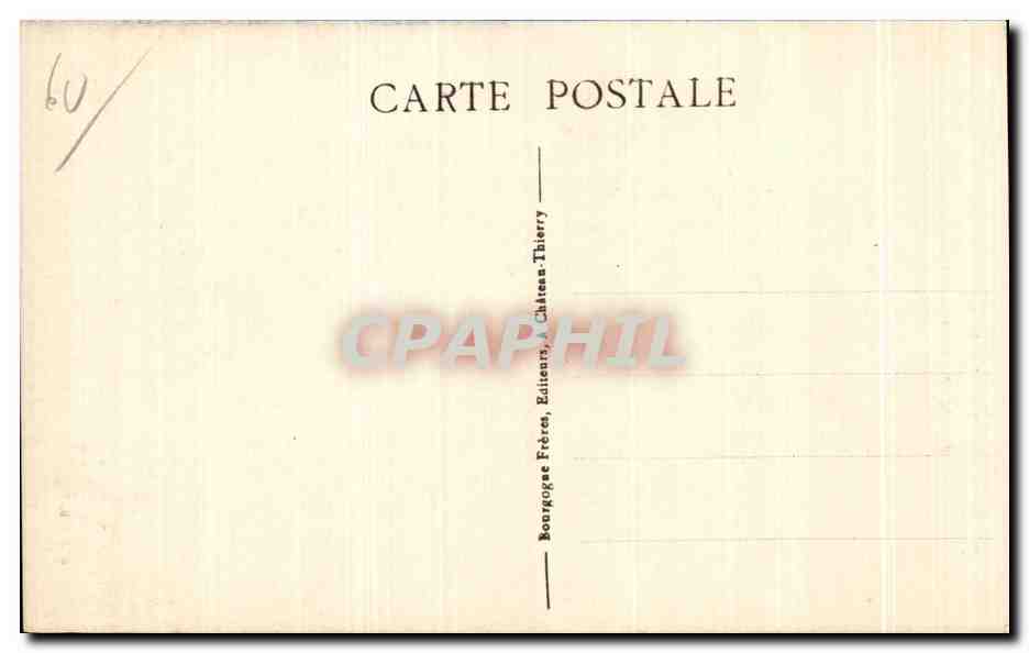 CPA Noyon (Oise) L Hotel de Ville vue prise avant I invasion Militaria  — Rückseite