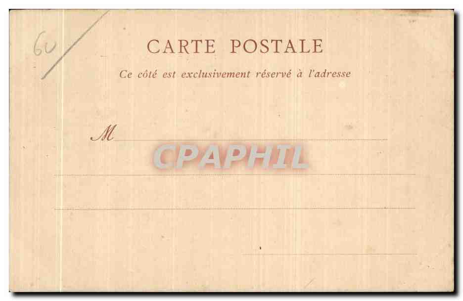 CPA Noyon L Hotel de Ville  — Rückseite