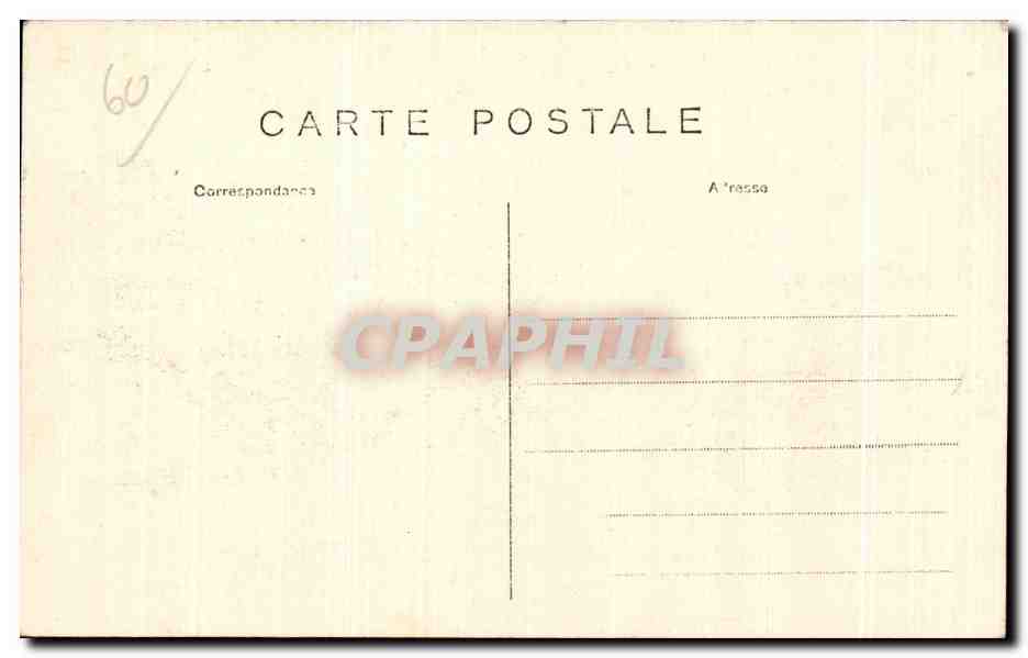 CPA Noyon Quartier detruit Place du Marche au Ble Destroyed Quarter Market Corn Square Militaria  — Rückseite