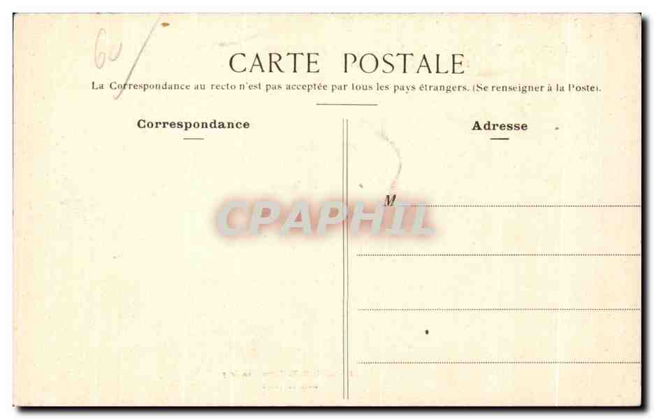 CPA Saint Germer De Fly (Oise) L abbaye (XII-siecle) La Mairie (XVIe siecle) — Rückseite