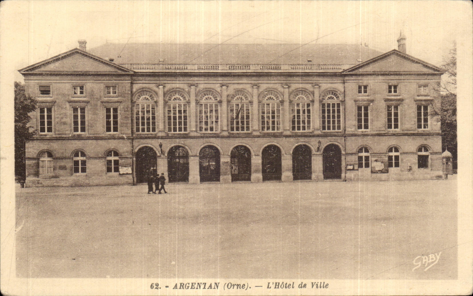 CPA Argentan (Orne) L Hotel de Ville