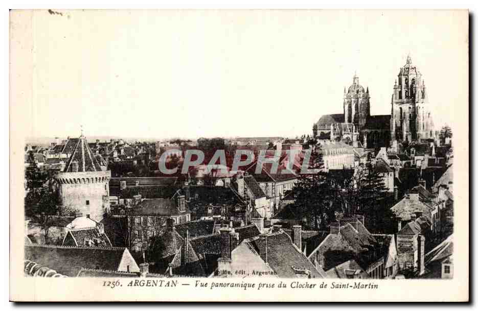 CPA Argentan Vue panoramique prise du Clocher de Saint Martin