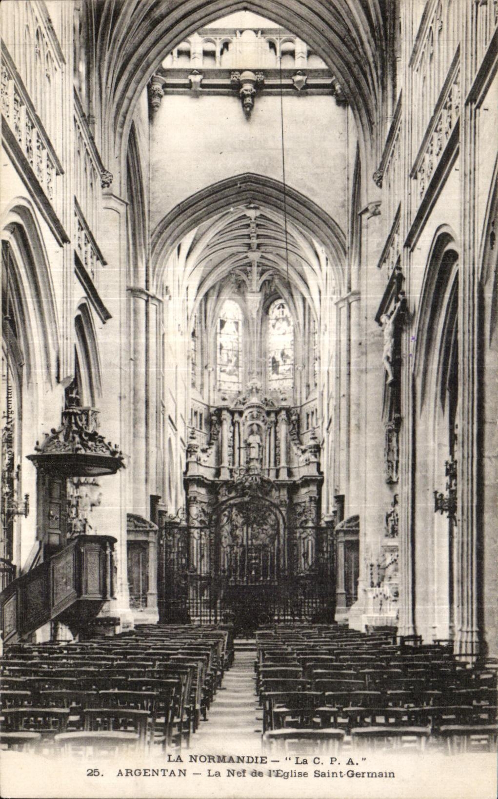 CPA Argentan La Net de I Eglise Saint Germain