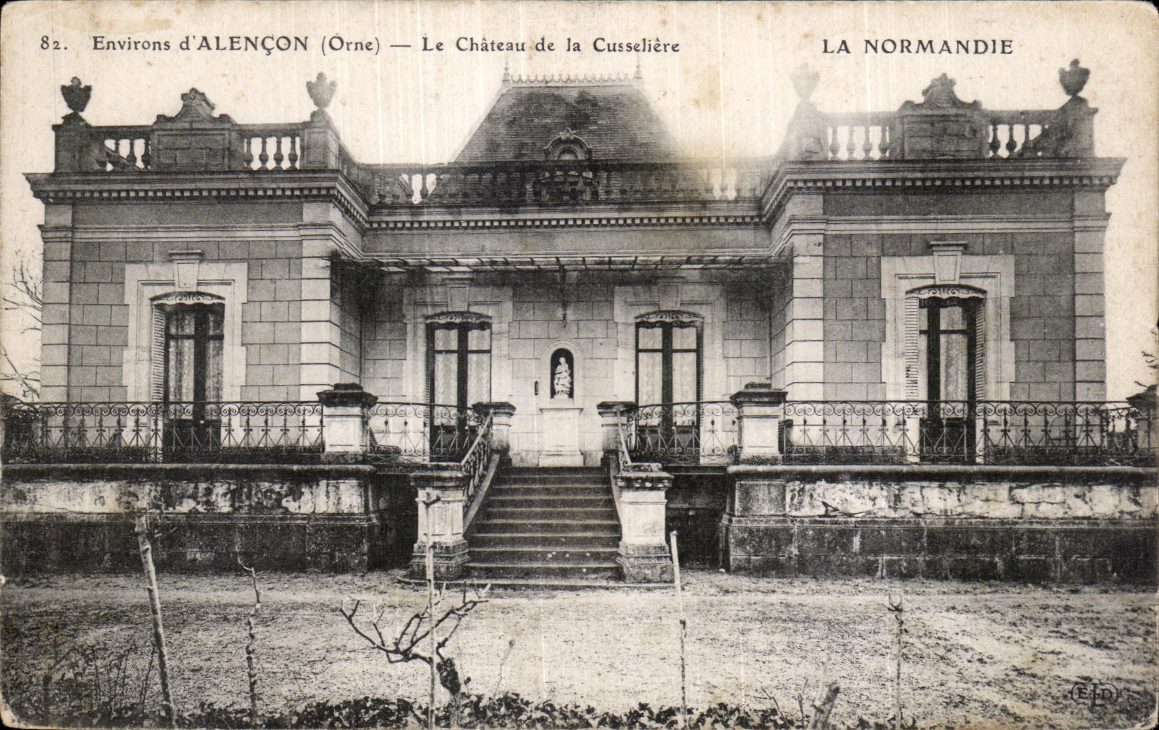 CPA Alencon (Orne) Le Chateau de la Cusseliere