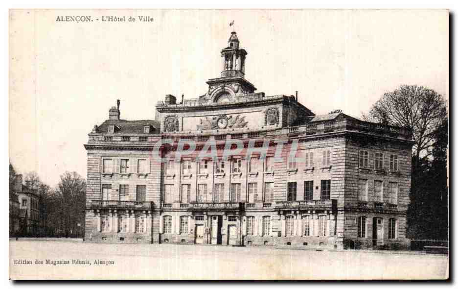 CPA Alencon L Hotel de Ville