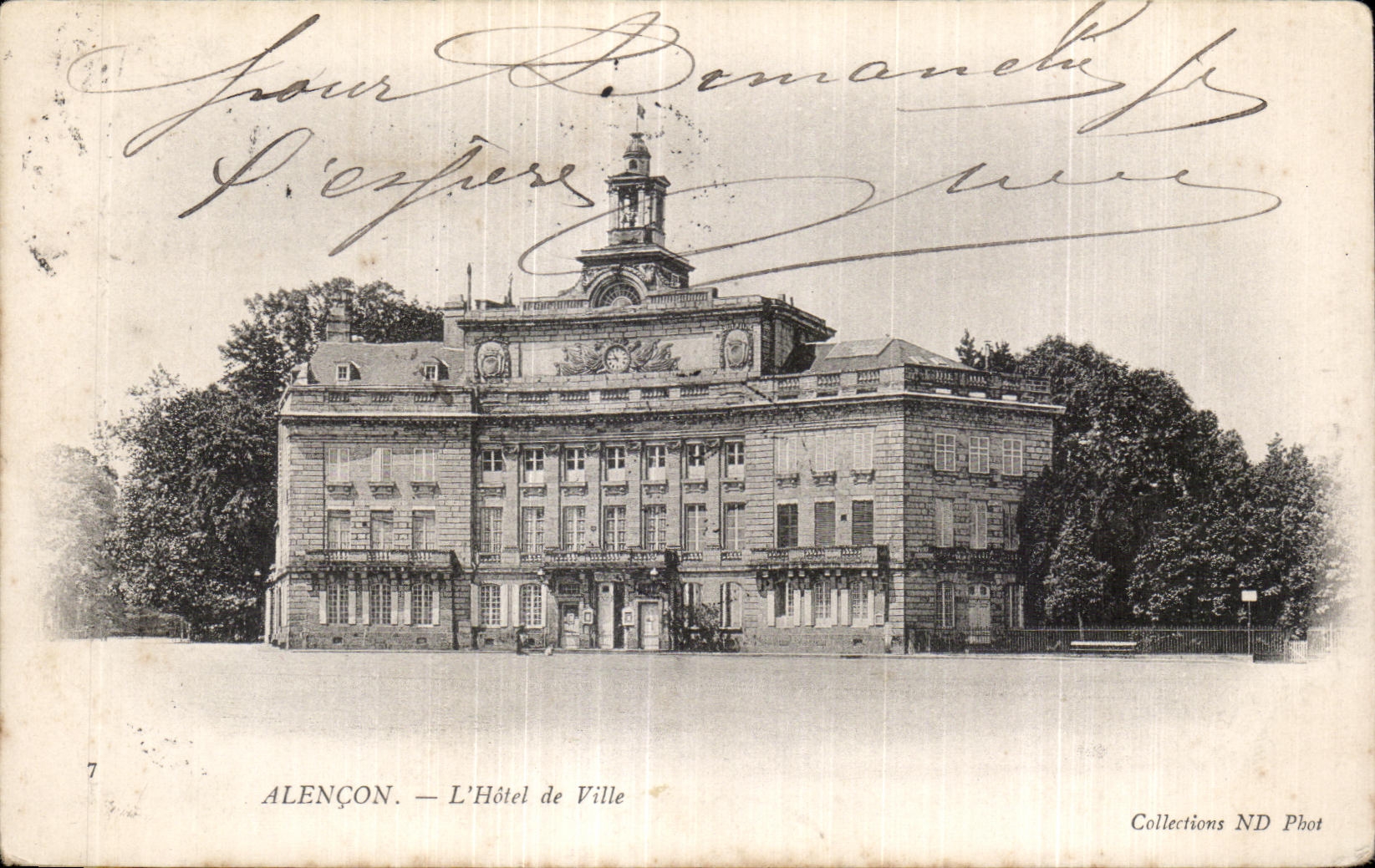 CPA Alencon L hotel de ville