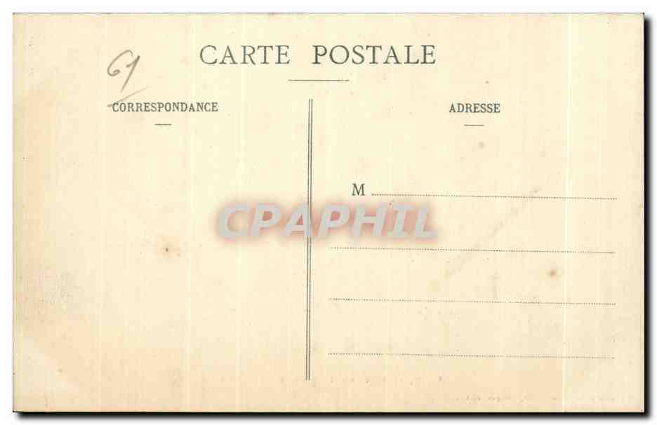 CPA Alencon Le Calvaire Place de la Pyramide — Rückseite
