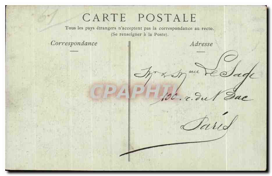 CPA Alencon Le Calvaire — Back