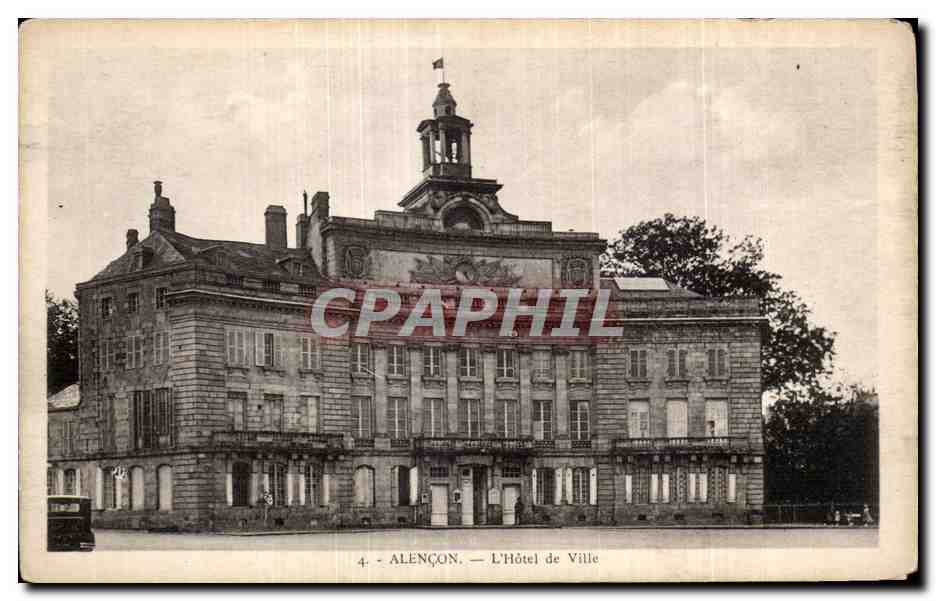 CPA Alencon L Hotel de Ville