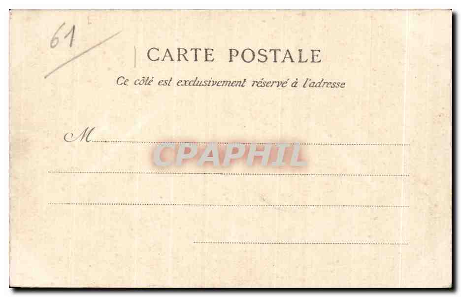 CPA Alencon Vue sur la Sarthe et I Eglise Notre Dame — Rückseite