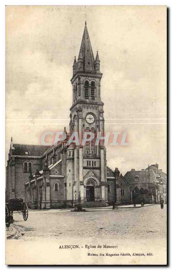 CPA Alencon Eglise de Monsort