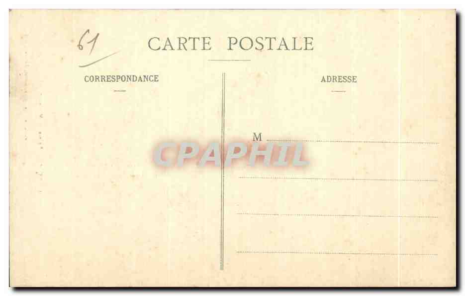 CPA Alencon Eglise de Monsort — Rückseite