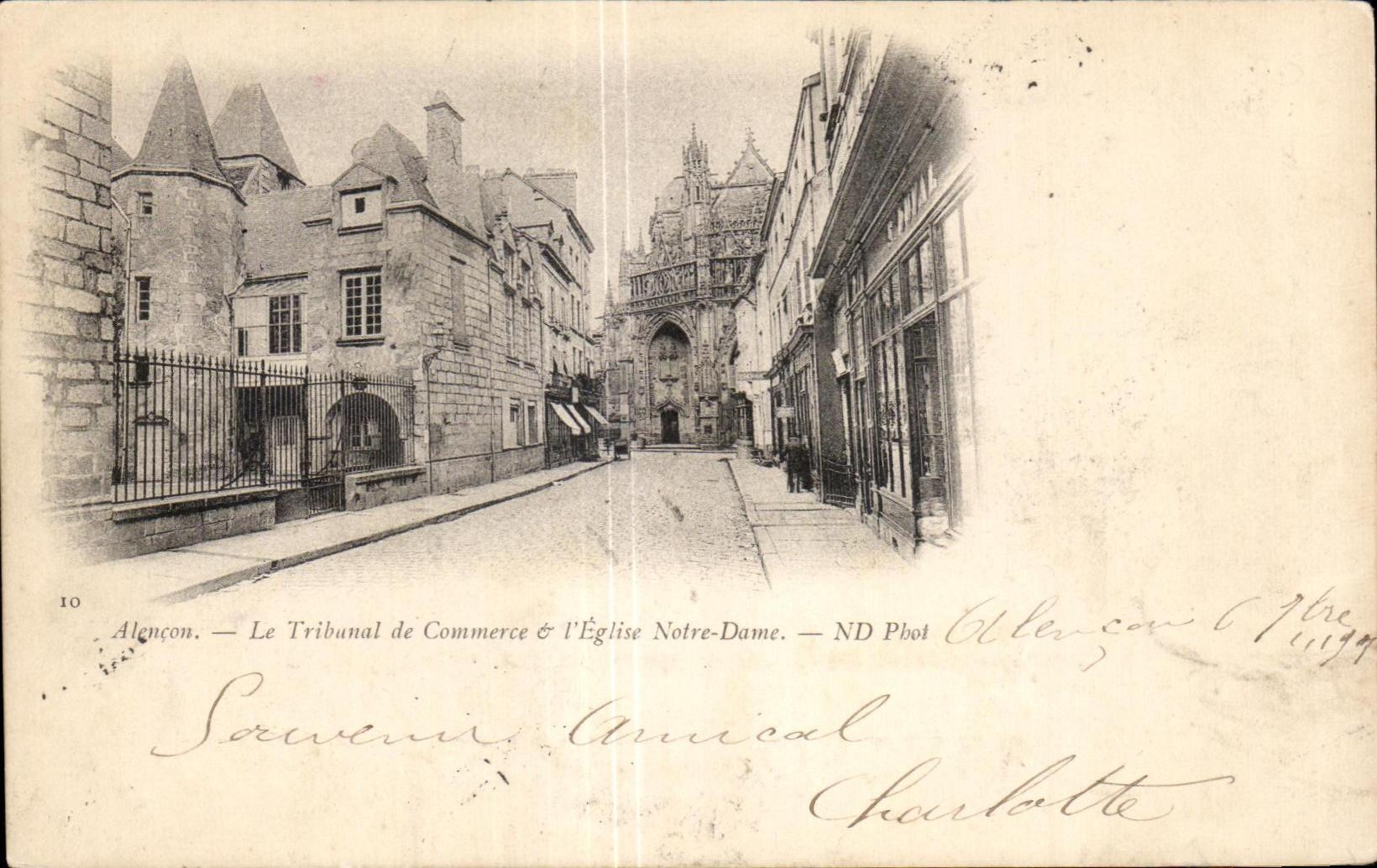 CPA Alencon Le Tribunal de Commerce L Eglise Notre Dame