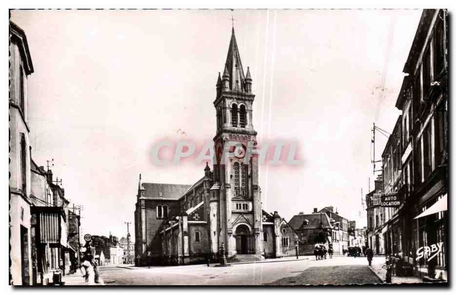 CPA Alencon Eglise Saint Pierre de Montsort Style Roman