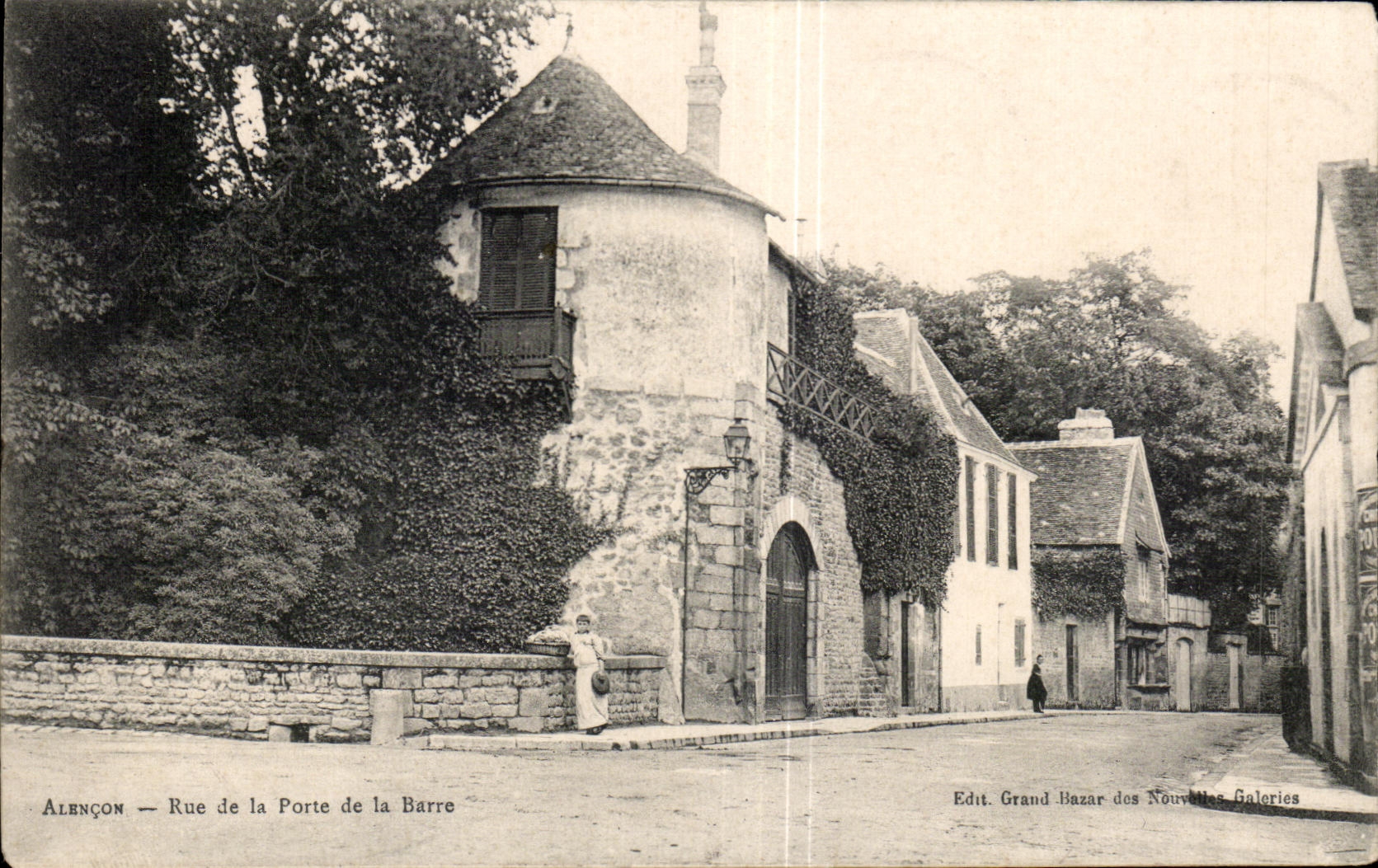 CPA Alencon Rue de la Porte de La Barre