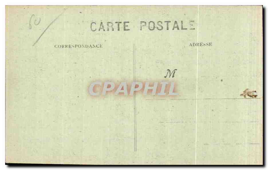 CPA Chateau de Francport Ou ont Loges les plenipotentiares allemands armistice novembre 1918 Militaria  — Rückseite