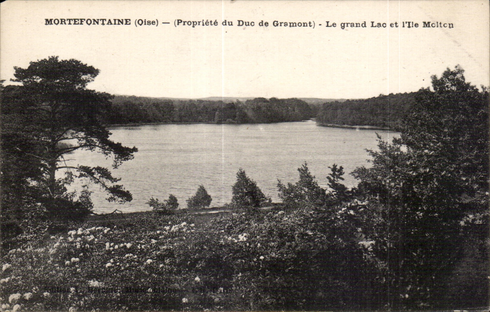 CPA Mortefontaine (Oise) (Propriete du Duc de Gremont)