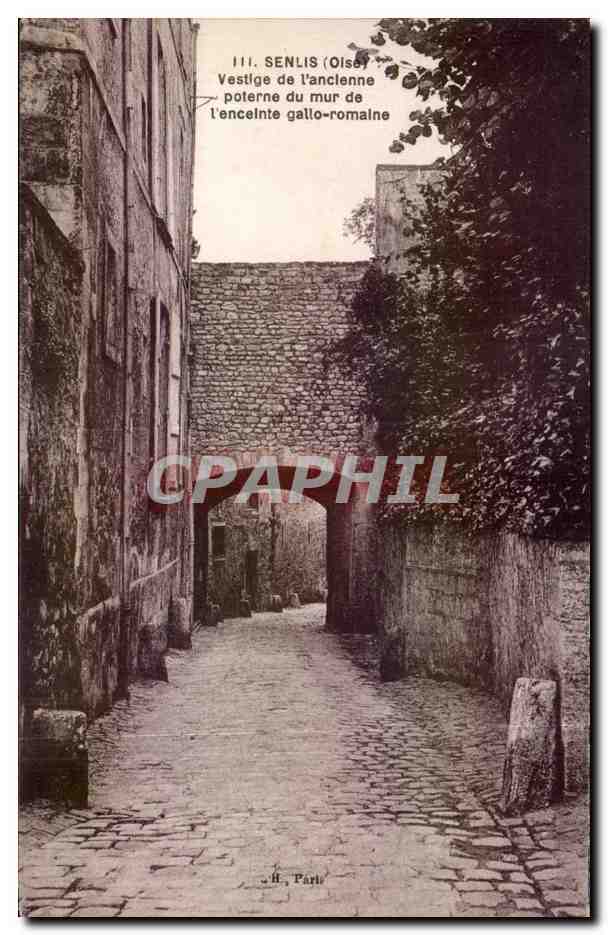 Senlis (Oise) — Reste der gallo-römischen Mauer — A. L'Hoste, Paris