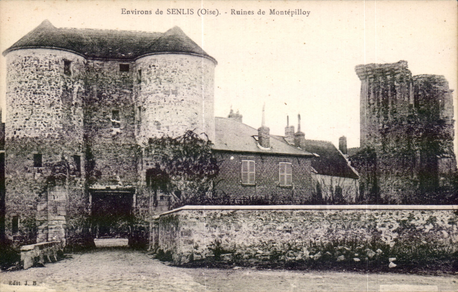 CPA Senlis Environs de (Oise) Ruines de montepilloy