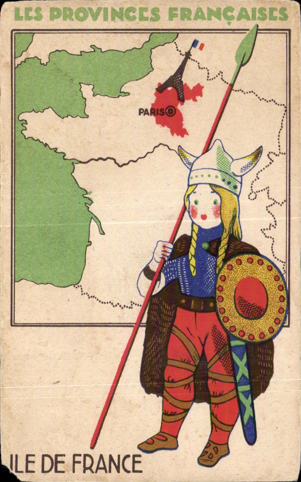 CPA Les Provinces Francaises Ile de France