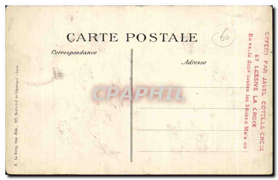 Senlis — Rue de la République bombardée par les Allemands — 7me Série, E. Le Duley, Paris — Reverso