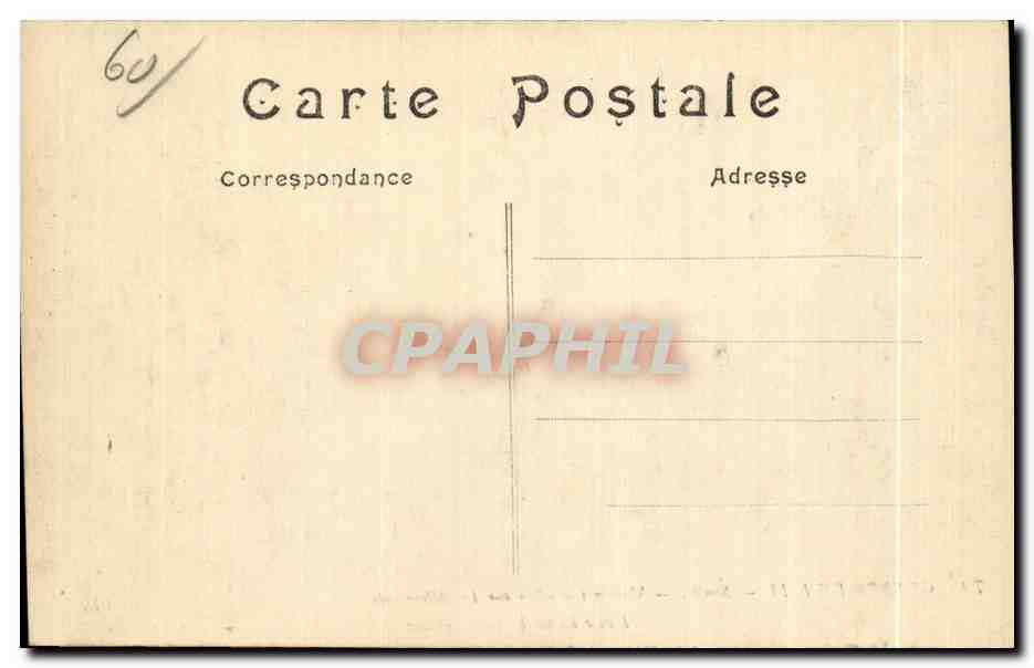 Senlis — Maison incendiée par les Allemands — LL. n°79 — Rückseite