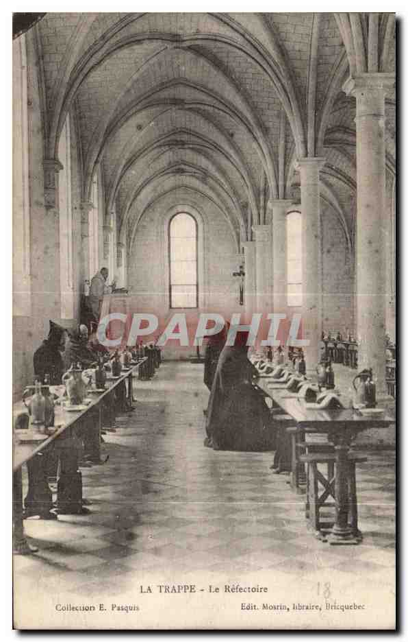 CPA Other La Trappe Le Refectoire Moines Monk