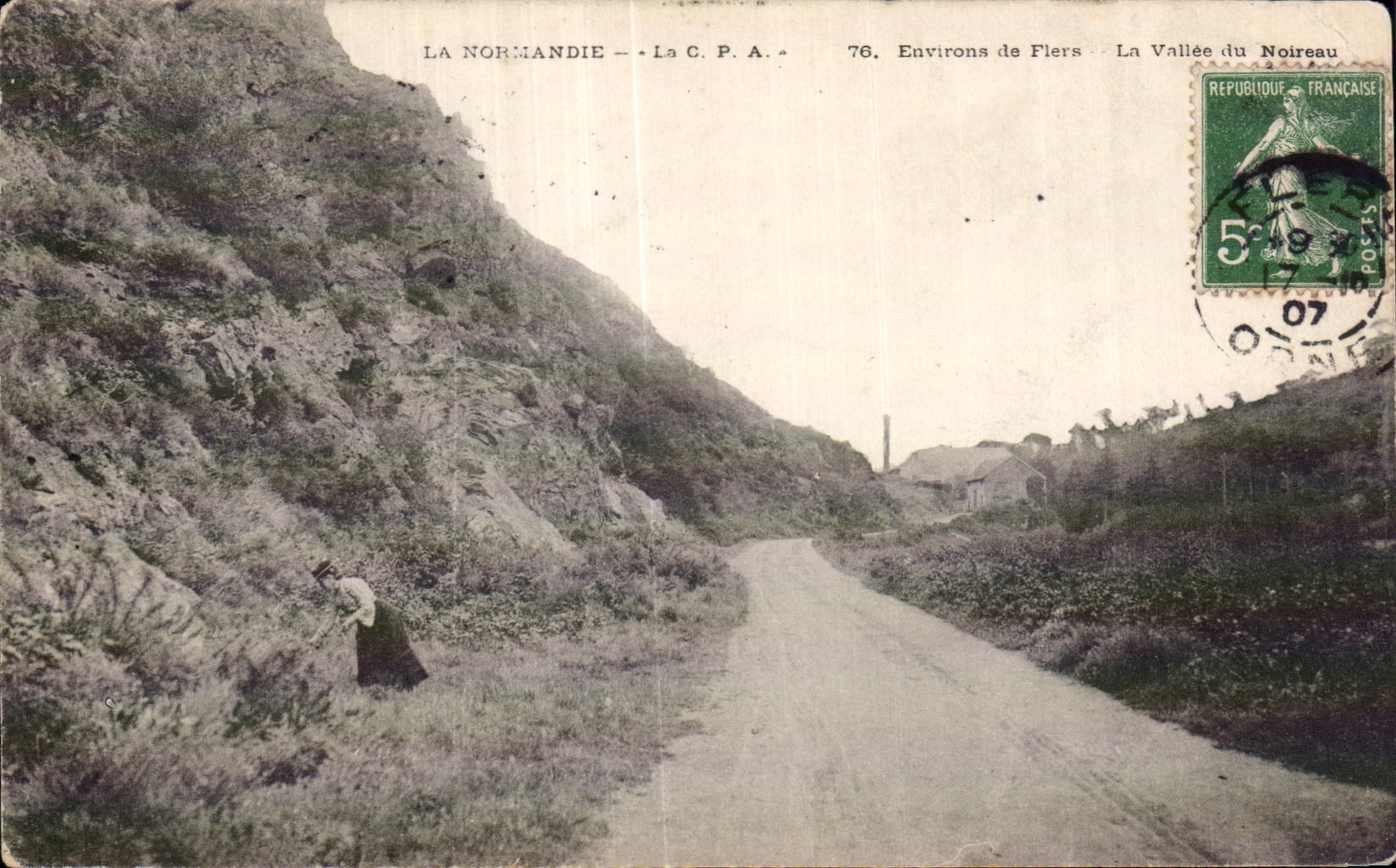 CPA Flers Normandie La vallee du Noiteau