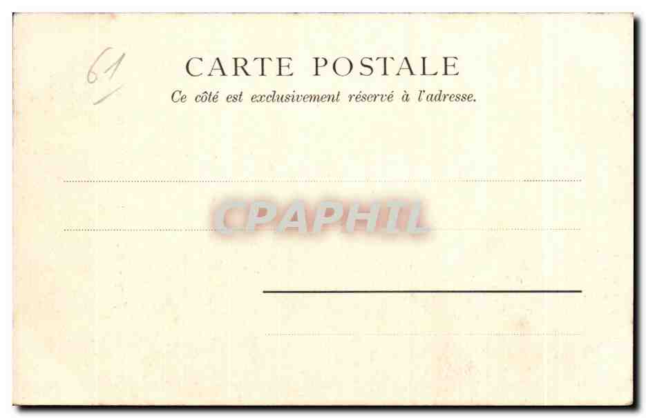 CPA Flers le Chateau un Coin du Parc — Rückseite
