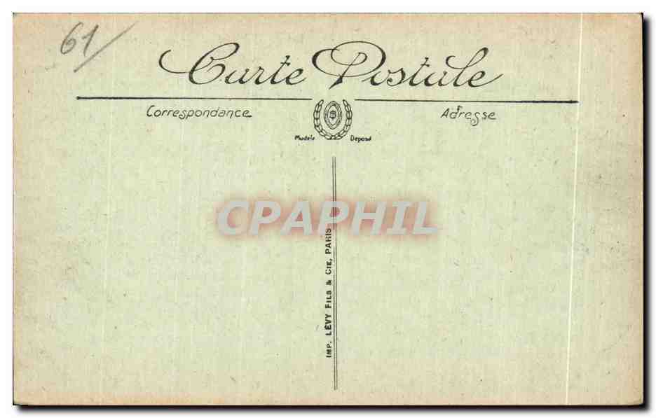 CPA La Ferte Mace L Mairie LL — Rückseite