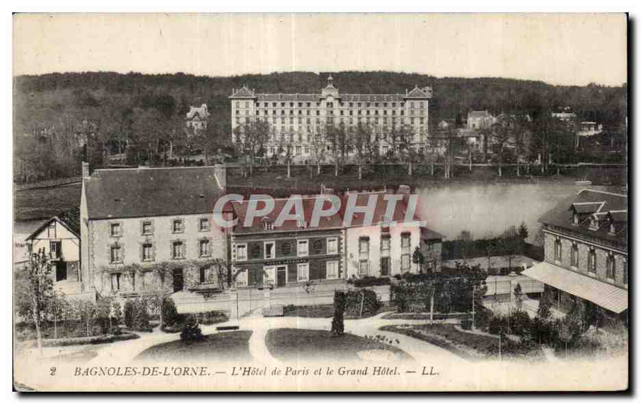 CPA Bagnoles De L orne L Hotel de Paris et le Grand Hotel LL