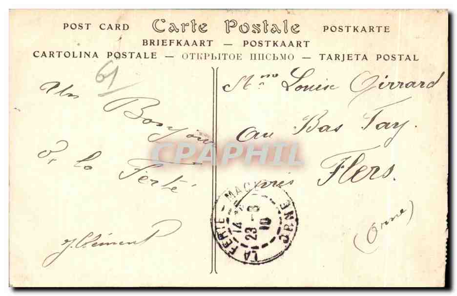 Bagnolles-de-l'Orne — L'hôtel de Paris et son annexe — ND. Phot. — Rückseite