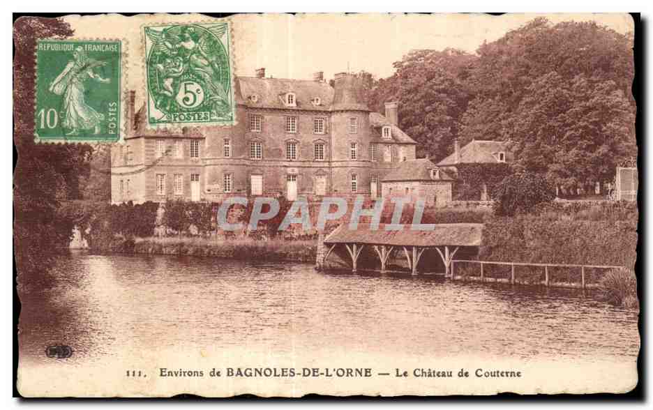 CPA Environs de Bagnoles De L orne Le Chateau de Couterne