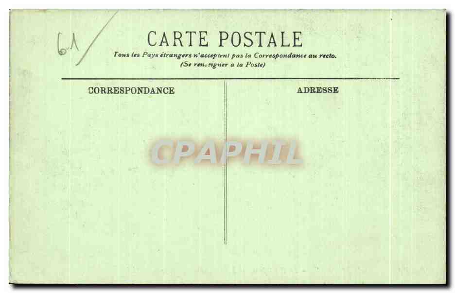 CPA Bagnoles De L orne Le Petit Jars L orangerie — Rückseite