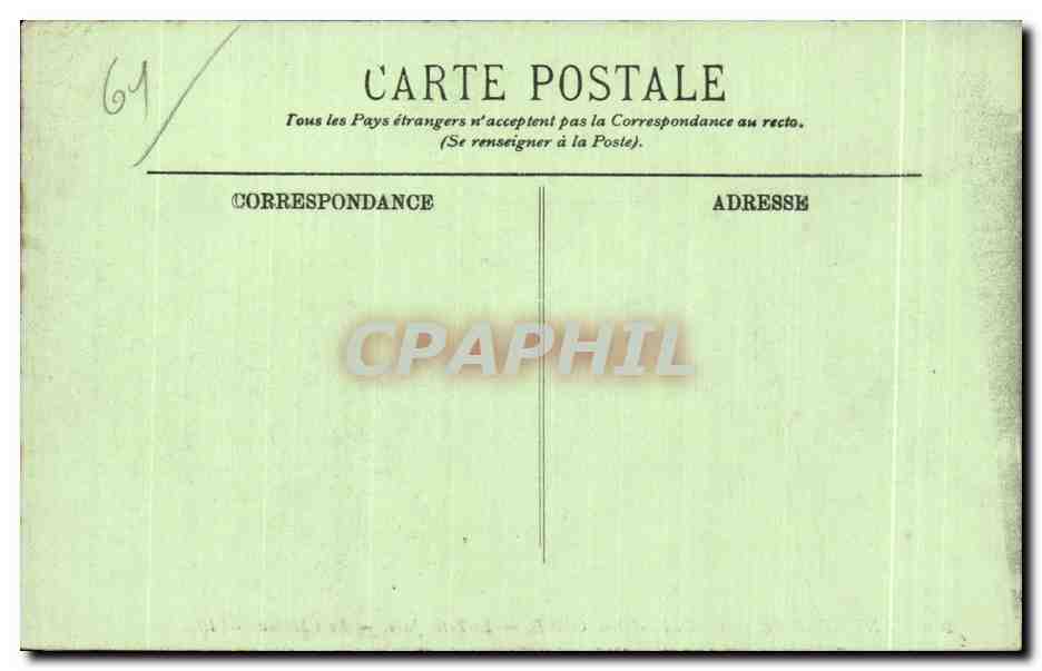 CPA Bagnoles De L orne Le Petit Jars Le Chateau LL — Rückseite