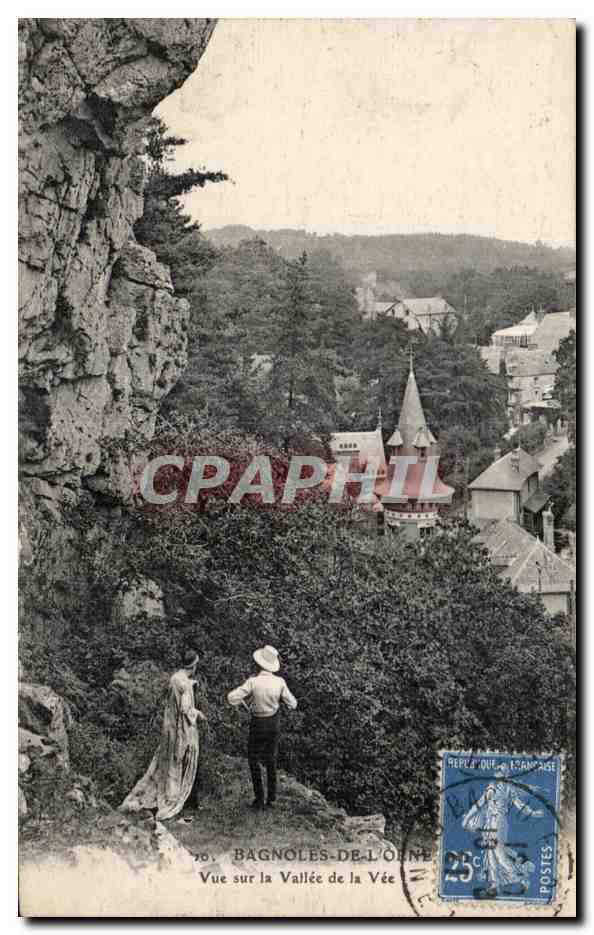 CPA Bagnoles De L orne Vue sur la Vallee de la Vee