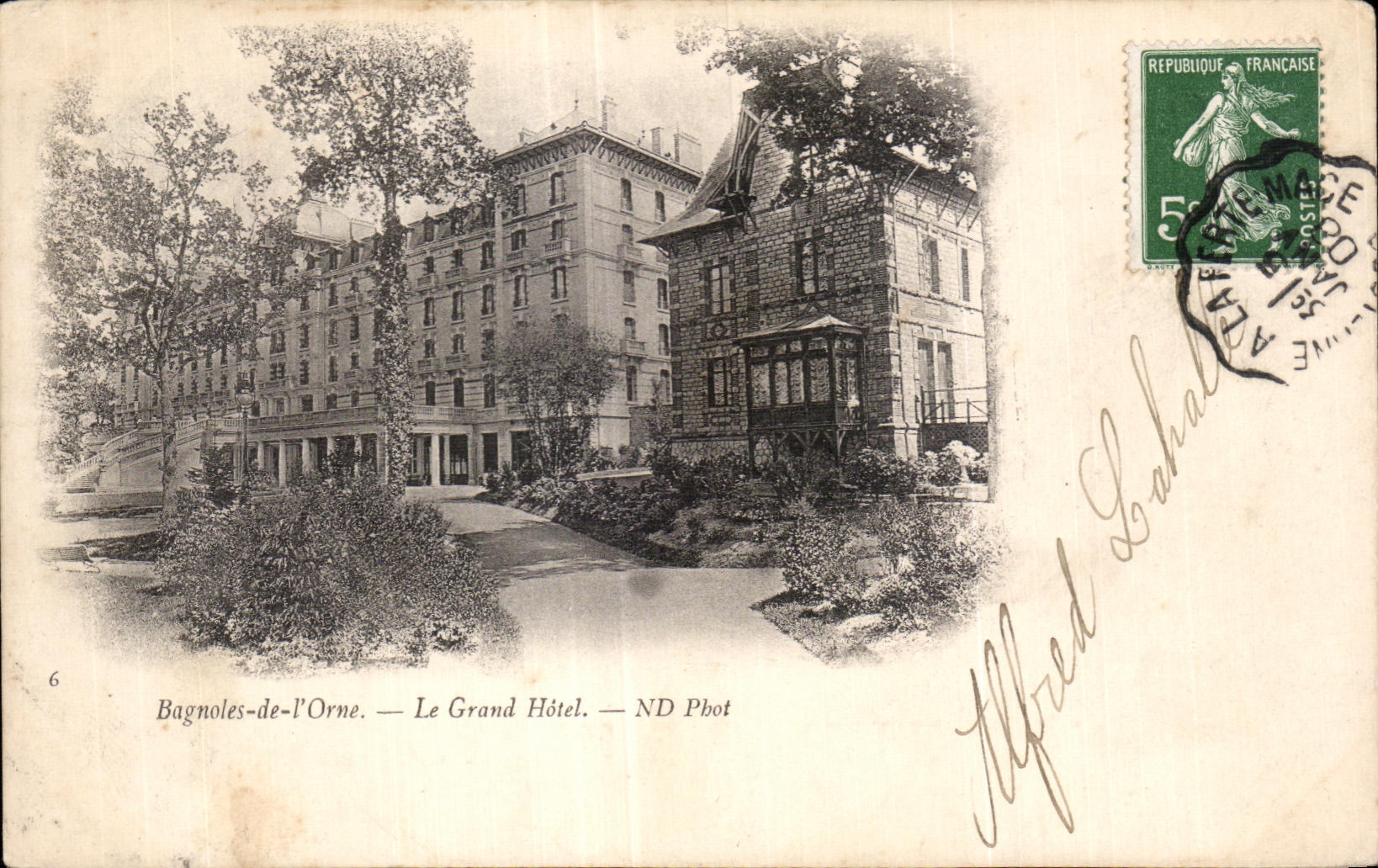 CPA Bagnoles De L orne Le Grand Hotel ND Pbot