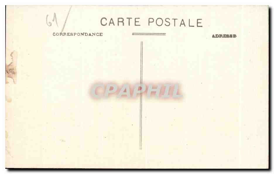CPA Bagnoles De L orne Entree de l Allee du Dante AD — Rückseite