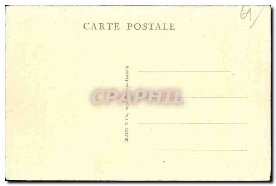 CPA Bagnoles De L orne Vue d Ensemble de la Vallee de la Cour — Rückseite