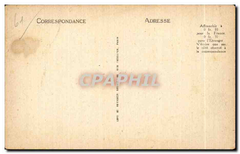 CPA Bagnoles De L Orne La Pension Beau site LL — Verso