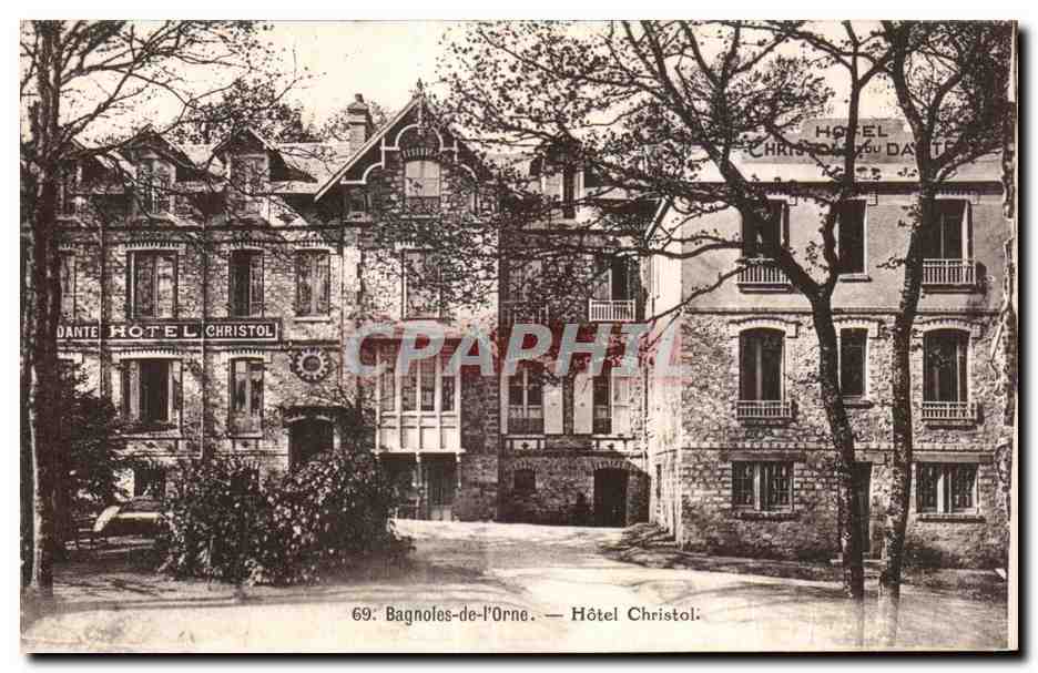 CPA Bagnoles De L Orne Hotel Christol