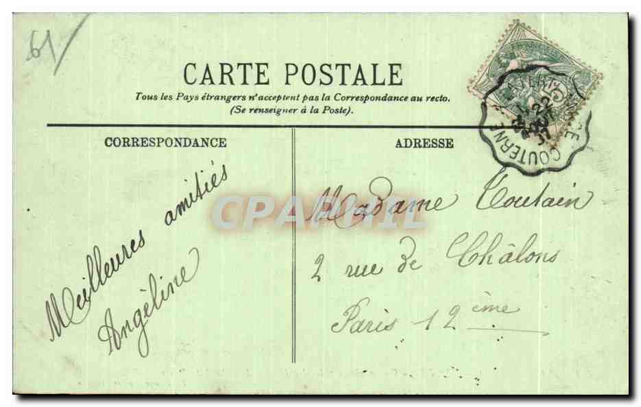 BANNOLES-DE-L'ORNE — Vue générale prise des Jardins de l'Hôtel de Paris — Thouroude, Ag. de Location — Rückseite
