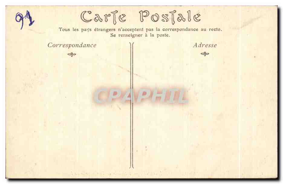 CPA Environs De Bagnoles De L Orne Interieur de la Cbapelle de Lignon ND Pbot — Rückseite